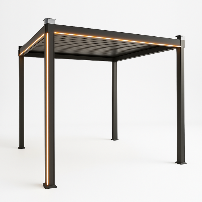LuminaShade AeroLouvre Pro Motorized Pergola