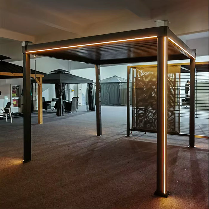 LuminaShade AeroLouvre Pro Motorized Pergola